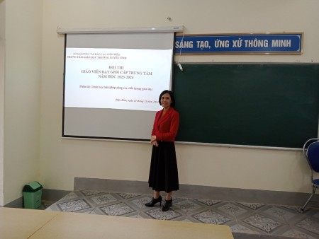 HỘI THI GIÁO VIÊN DẠY GIỎI CẤP TRUNG TÂM NĂM HỌC 2023-2024