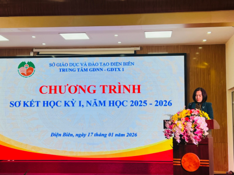 Sơ kết học kỳ I - Dấu ấn mới của Trung tâm GDNN - GDTX 1 sau sáp nhập